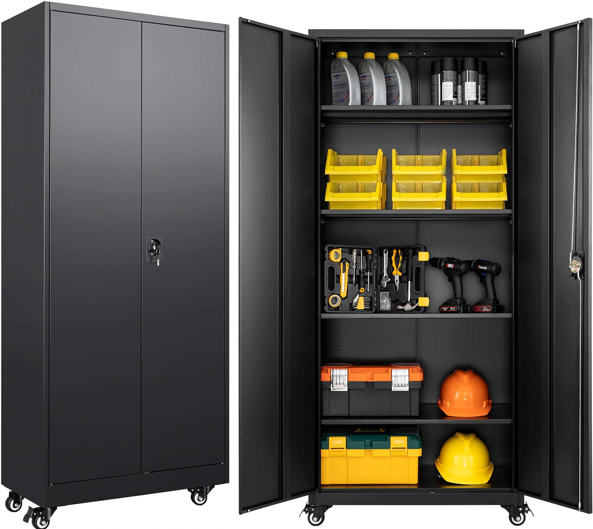 【ベル】CEO Cabinet Storage Set Amazon.com: TCE 5 Piece Garage Set: Workshop Organizer Chest